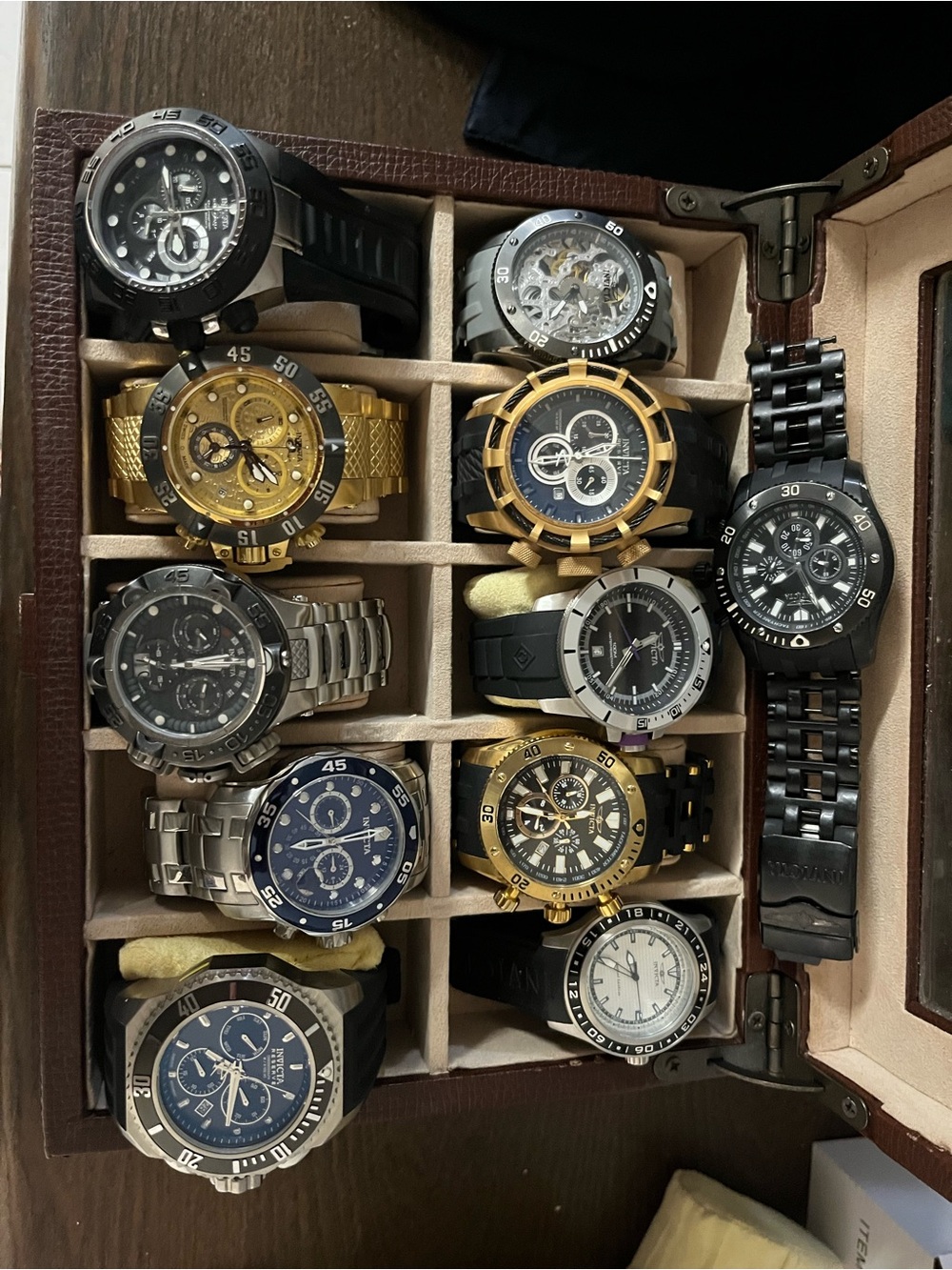 Invicta Men's Watch Collection - Black, Gold, Silver, Blue